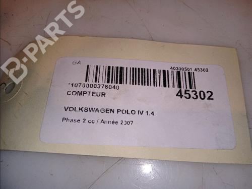 Instrument cluster VW POLO IV (9N_, 9A_) 1.4 TDI | BP12180968C47