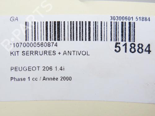 Other PEUGEOT 206 Hatchback (2A/C) 1.4 i | BP26383552O1 