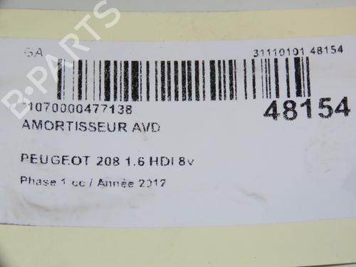 Right front shock absorber PEUGEOT 208 I (CA_, CC_) 1.6 HDi | BP16707330M17 