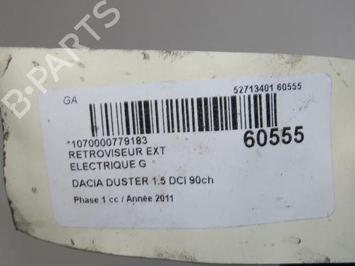 Left mirror DACIA DUSTER (HS_) 1.5 dCi (HSAJ) | BP37275921C26 - Image 6