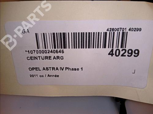 Rear left belt tensioner OPEL ASTRA J (P10) 1.7 CDTI (68) | BP11921420C89 