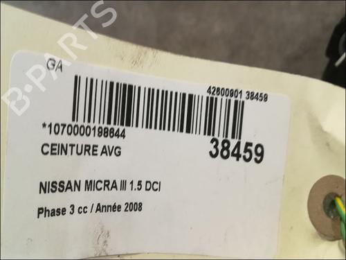 Used Front left belt tensioner NISSAN MICRA III (K12) 1.5 dCi (86 hp) 9603744