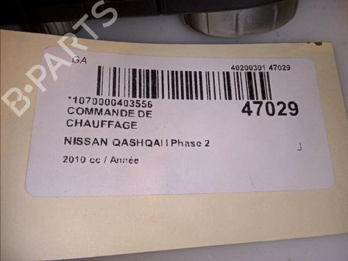 Climate control NISSAN QASHQAI / QASHQAI +2 I (J10, NJ10, JJ10E) 2.0 dCi | BP12262479I5 
