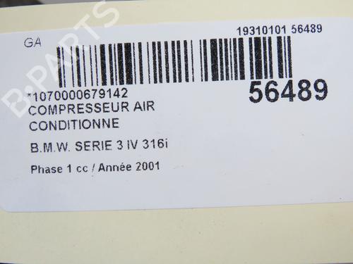 AC compressor BMW 3 (E46) 316 i | BP36893411M34  - Image 9