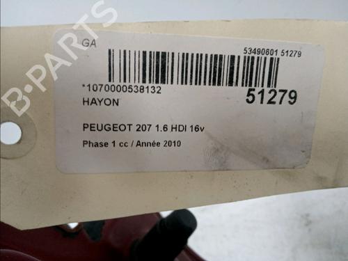 Tailgate PEUGEOT 207 (WA_, WC_) 1.6 HDi | BP18646153C6 