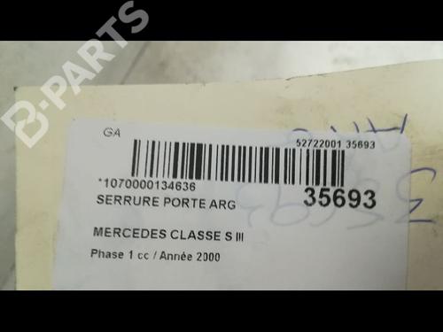Rear left lock MERCEDES-BENZ S-CLASS (W220) S 600 (220.878, 220.178) | BP9599318C100 