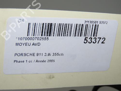Manga de eixo frente esquerda PORSCHE 911 Convertible (997) 3.6 Carrera (325 hp) 31575786