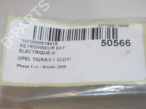 Left mirror OPEL TIGRA TwinTop (X04) 1.3 CDTI (R97) | BP23144929C26 