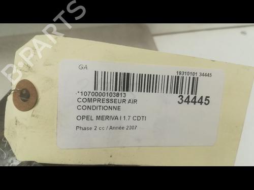 Used AC compressor OPEL MERIVA A MPV (X03) 1.7 CDTI (E75) (100 hp) 9598186