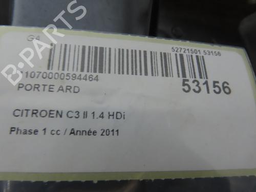 Dør højre bagtil CITROËN C3 II (SC_) 1.4 HDi 70 (SC8HZC, SC8HR0, SC8HP4) | BP28831865C5 