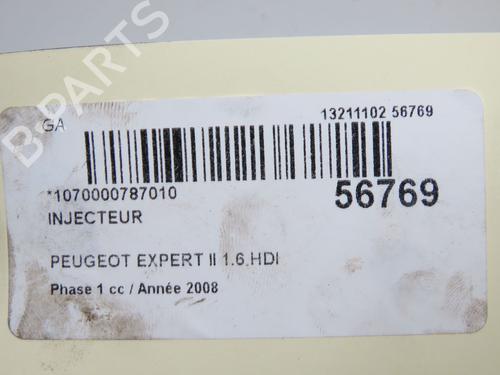 Inyector Inyector PEUGEOT EXPERT Van (VF3A_, VF3U_, VF3X_) 1.6 HDi 90 16V (90 hp) 37411002 37411002