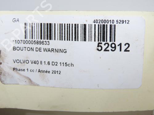 Warning switch VOLVO V40 Cross Country (526) D2 | BP32511436I22 - Image 4