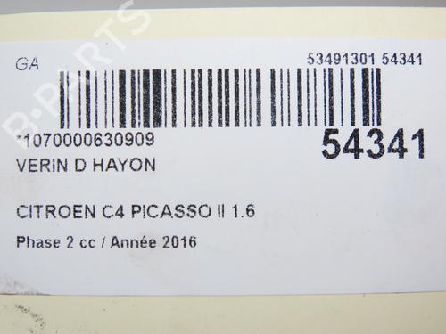 Tailgate lift support CITROËN C4 Picasso II 1.6 BlueHDi 120 | BP28832311C138 