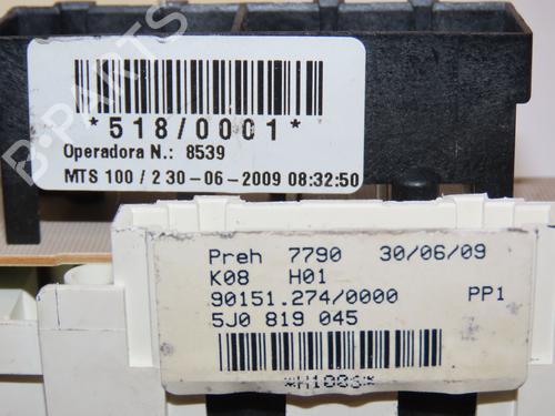 Climate control SKODA FABIA II (542) 1.4 TDI | BP9613697I5 