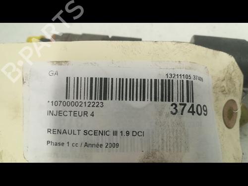 Used Injector RENAULT GRAND SCÉNIC III (JZ0/1_) 1.9 dCi (JZ0J, JZ0N, JZ1K, JZ1S) (131 hp) 9604914