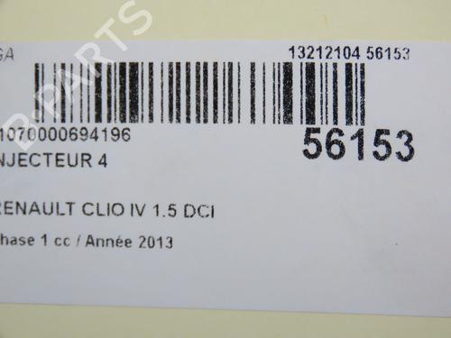 Injector RENAULT CLIO IV (BH_) 1.5 dCi 90 | BP31077272M100 - Image 5