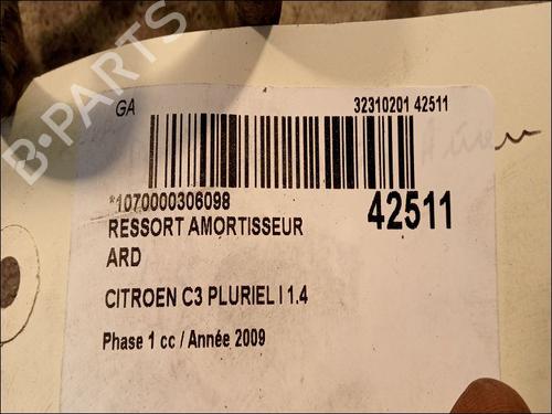 Støddæmperfjeder CITROËN C3 Pluriel (HB_) 1.4 HDi (68 hp) 14876565