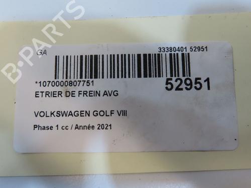 left-front-brake-caliper-vw-golf-viii-cd1-da1-2019-38942652 main image