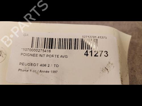 Venstre bak invendig håndtak PEUGEOT 406 (8B) 2.1 TD 12V (109 hp) 23176860