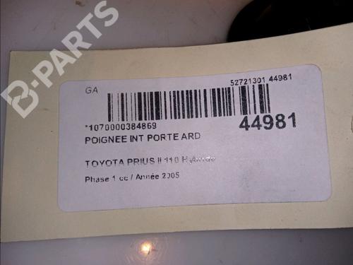 Rear right interior door handle TOYOTA PRIUS Liftback (_W2_) 1.5 Hybrid (NHW20_, NHW20R) | BP11103268I16 