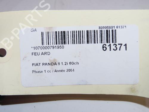 Right taillight FIAT PANDA (169_) 1.2 (169.AXB11, 169.AXB1A) | BP40518107C35 - Image 5