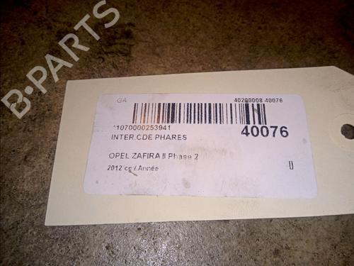 Used Headlight switch OPEL ZAFIRA / ZAFIRA FAMILY B (A05) 1.6 (M75) (115 hp) 9740766