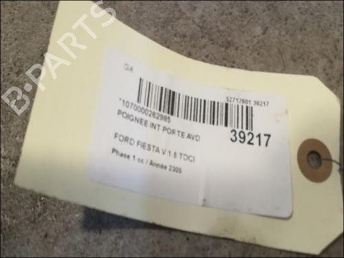 Used Front right interior door handle FORD FIESTA V (JH_, JD_) 1.6 TDCi (90 hp) 23175918