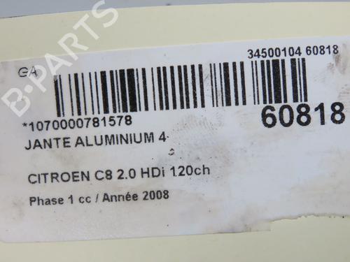 Used Rim Rim CITROËN C8 (EA_, EB_) 2.0 HDi (120 hp) 39937972 39937972