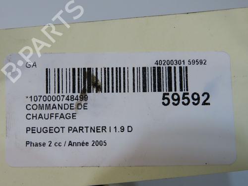 Climate control PEUGEOT PARTNER MPV (5_, G_) 1.9 D | BP36545084I5 - Image 5