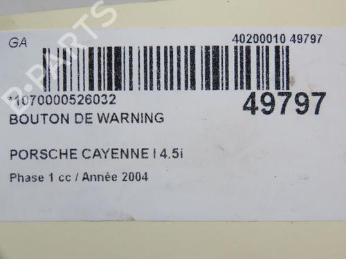 Used Warning switch PORSCHE CAYENNE (9PA) S 4.5 (340 hp) 24358865