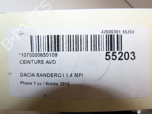 Used Front right belt tensioner DACIA SANDERO 1.4 MPI LPG (72 hp) 29345227