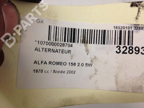 Alternator ALFA ROMEO 156 Sportwagon (932_) 2.0 JTS (932BXA) | BP9592941M7 