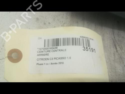 Rear center seatbelt CITROËN C3 Picasso (SH_) 1.6 HDI 90 | BP14878745I27