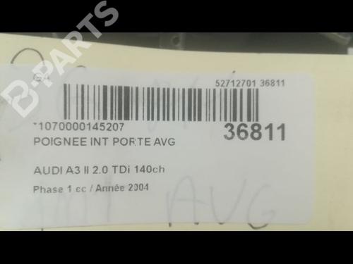 Front left interior door handle AUDI A3 (8P1) 2.0 TDI 16V | BP9600265I13 