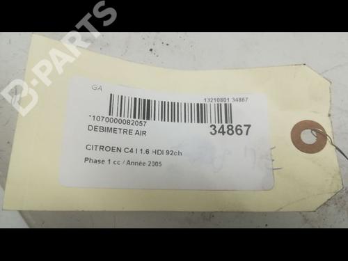 Mass air flow sensor CITROËN C4 I (LC_) 1.6 HDi | BP9596354M95 