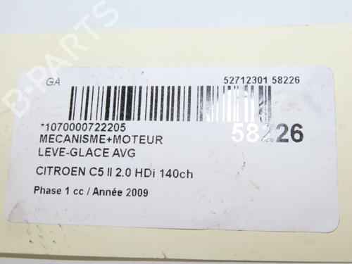Front left window mechanism CITROËN C5 III (RD_) 2.0 HDi 140 (RDRHF8, RDRHFA, RDRHA8, RDRHAJ) | BP36427147C22 - Image 3