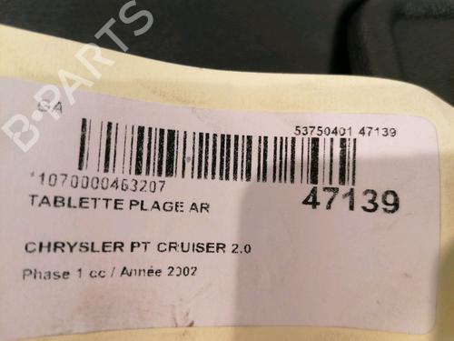 Used Rear parcel shelf CHRYSLER PT CRUISER (PT_) 2.0 (141 hp) 23177442