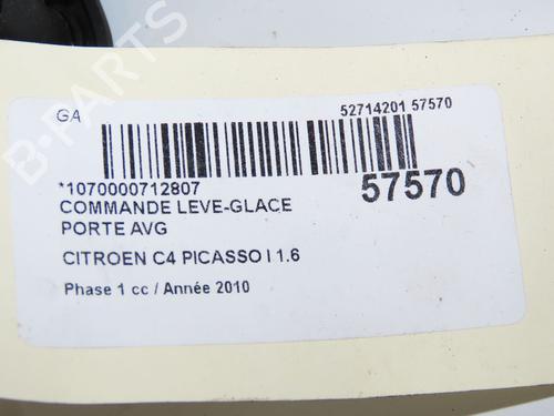 Left front window switch CITROËN C4 Picasso I MPV (UD_) 1.6 HDi | BP32511502I27  - Image 6