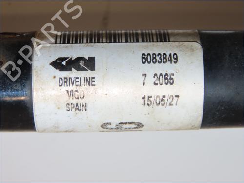 Used Left front driveshaft OPEL CORSA E (X15) 1.3 CDTI (08, 68) (75 hp) 28801542