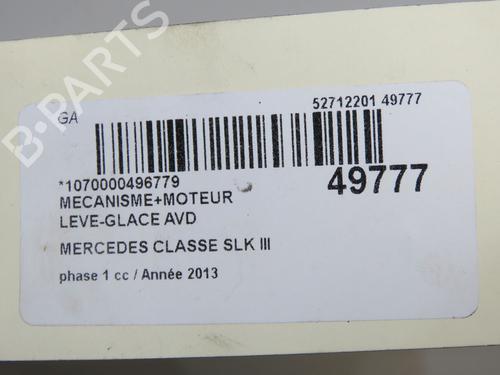 Front right window mechanism MERCEDES-BENZ SLK (R172) 200 (172.448) | BP37163341C23 - Image 5