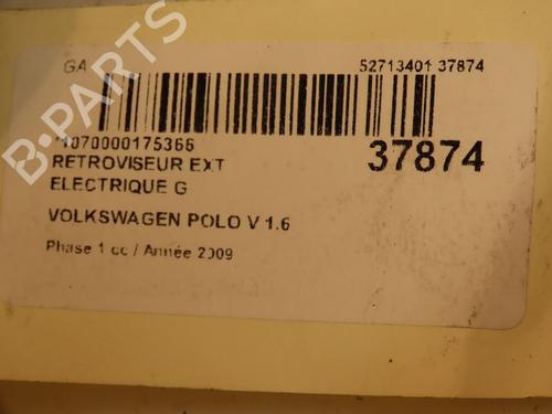 Left mirror VW POLO V (6R1, 6C1) 1.6 TDI | BP9602240C26 