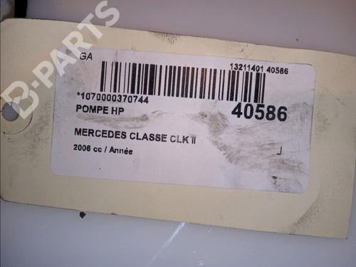 Injection pump MERCEDES-BENZ CLK Convertible (A209) CLK 320 CDI (209.420) | BP11098984M78 