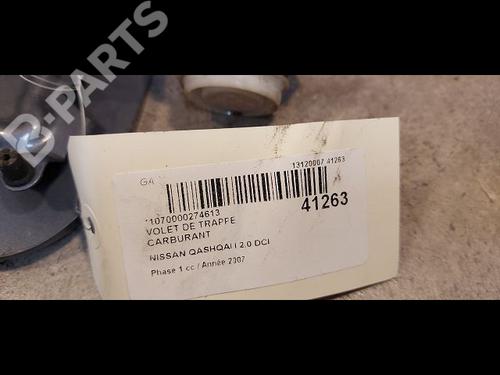 Fuel flap NISSAN QASHQAI / QASHQAI +2 I (J10, NJ10, JJ10E) 2.0 dCi All-wheel Drive | BP9613228C131 