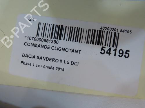 Steering column stalk DACIA SANDERO II 1.5 dCi 75 / Blue dCi 75 (B8JW, B8M4, B8AH, B8M7, B8M6) | BP33744793I23 - Image 4