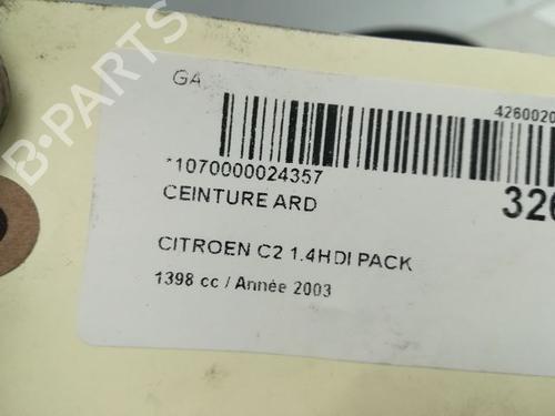 Used Rear right belt tensioner CITROËN C2 (JM_) 1.4 HDi (68 hp) 9592844