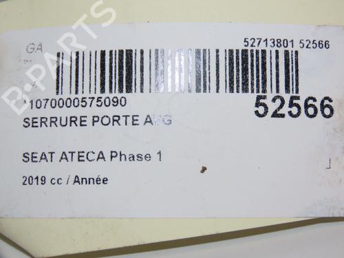 Front left lock SEAT ATECA (KH7, KHP) 1.6 TDI | BP28968830C98 - Image 5