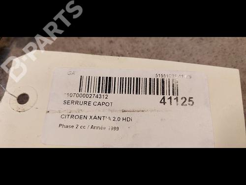 Hood lock CITROËN XANTIA (X1_, X2_) 2.0 HDI 109 | BP9613494C133 