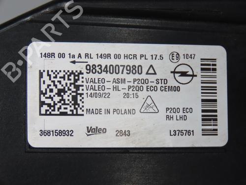 Right headlight OPEL MOKKA 1.5 (76) | BP31121155C29 - Image 3