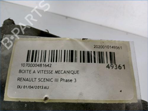 Gearbox RENAULT SCÉNIC III (JZ0/1_) 1.2 TCe | BP17551938M3 