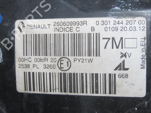 Left headlight RENAULT MEGANE III Coupe (DZ0/1_) 1.5 dCi (DZ09, DZ0D, DZ1F, DZ1G, DZ14, DZ29) | BP32037966C28